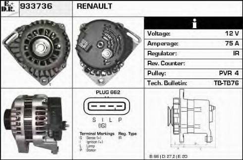 EDR 933736 - Alternator furqanavto.az