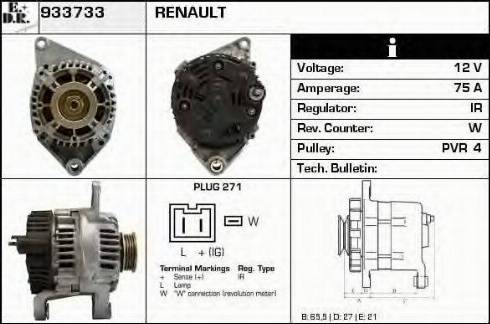 EDR 933733 - Alternator furqanavto.az