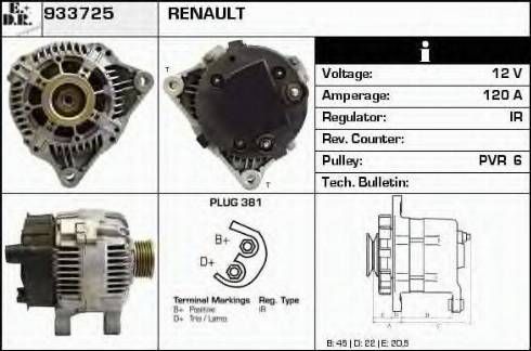 EDR 933725 - Alternator furqanavto.az