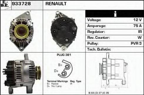 EDR 933728 - Alternator furqanavto.az