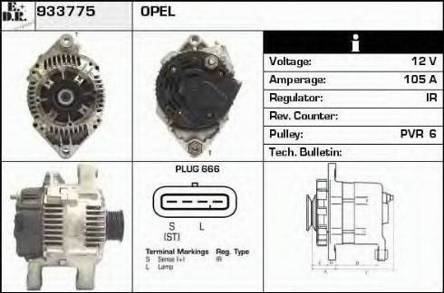 EDR 933775 - Alternator furqanavto.az