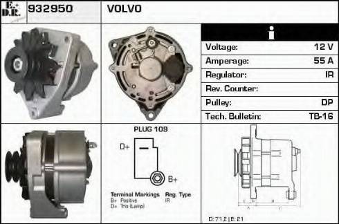 EDR 932950 - Alternator furqanavto.az