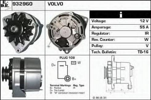 EDR 932960 - Alternator furqanavto.az