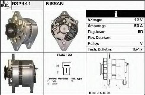 EDR 932441 - Alternator furqanavto.az