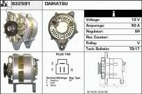 EDR 932591 - Alternator furqanavto.az