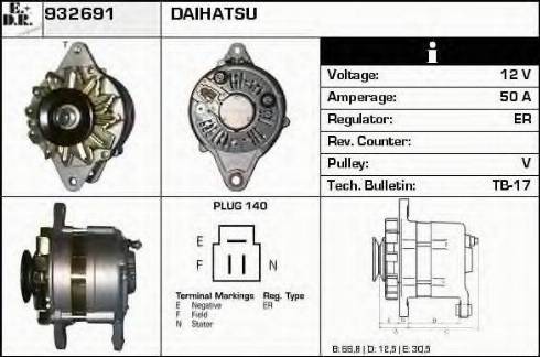 EDR 932691 - Alternator furqanavto.az