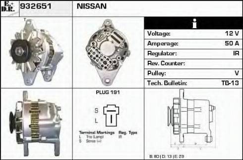 EDR 932651 - Alternator furqanavto.az