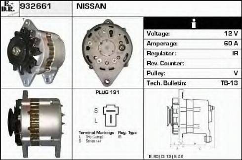 EDR 932661 - Alternator furqanavto.az