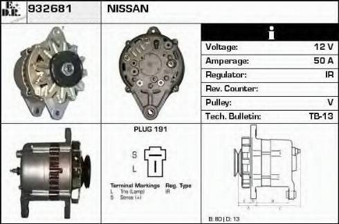 EDR 932681 - Alternator furqanavto.az