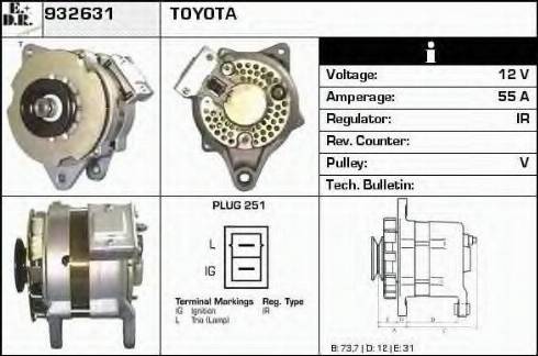 EDR 932631 - Alternator furqanavto.az