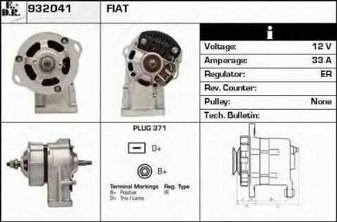 EDR 932041 - Alternator furqanavto.az