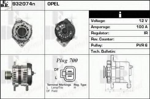 EDR 932074N - Alternator furqanavto.az