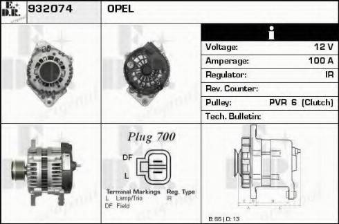 EDR 932074 - Alternator furqanavto.az