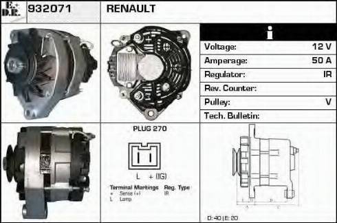 EDR 932071 - Alternator furqanavto.az