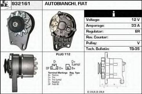 EDR 932161 - Alternator furqanavto.az