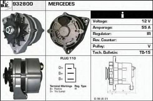 EDR 932800 - Alternator furqanavto.az