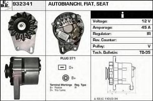 EDR 932341 - Alternator furqanavto.az