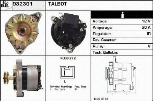 EDR 932301 - Alternator furqanavto.az