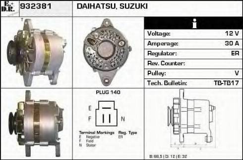 EDR 932381 - Alternator furqanavto.az