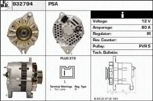 EDR 932794 - Alternator furqanavto.az