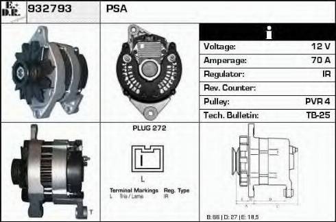 EDR 932793 - Alternator furqanavto.az