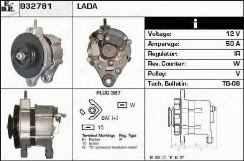 EDR 932781 - Alternator furqanavto.az