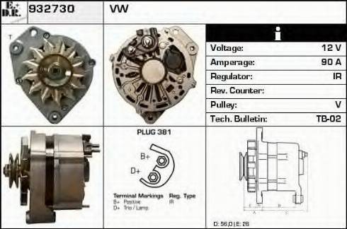 EDR 932730 - Alternator furqanavto.az