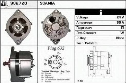 EDR 932720 - Alternator furqanavto.az