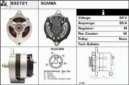 EDR 932721 - Alternator furqanavto.az