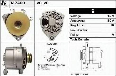 EDR 937460 - Alternator furqanavto.az