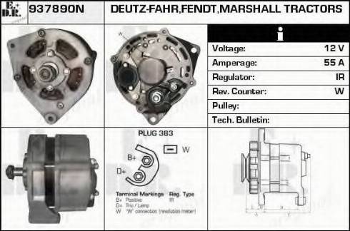 EDR 937890N - Alternator furqanavto.az