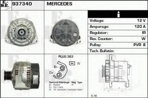 EDR 937340 - Alternator furqanavto.az