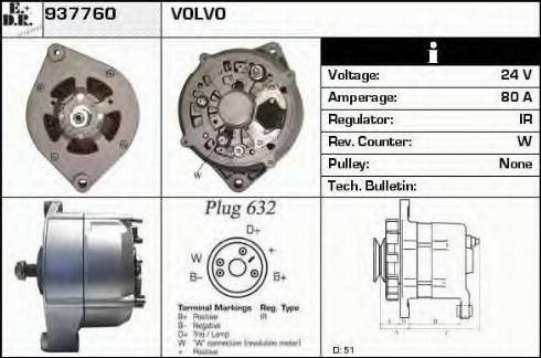 EDR 937760 - Alternator furqanavto.az