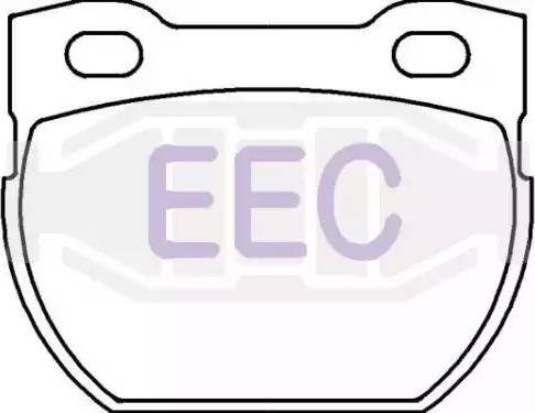 EEC BRP0907 - Əyləc altlığı dəsti, əyləc diski furqanavto.az
