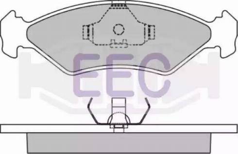 EEC BRP0561 - Əyləc altlığı dəsti, əyləc diski furqanavto.az