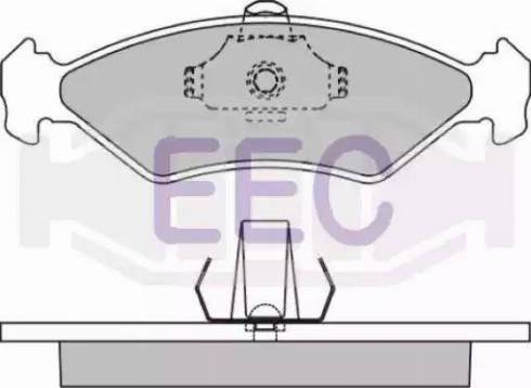 EEC BRP0882 - Əyləc altlığı dəsti, əyləc diski furqanavto.az