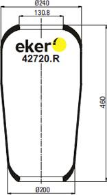 Eker 42720R - Körük, pnevmatik asqı furqanavto.az