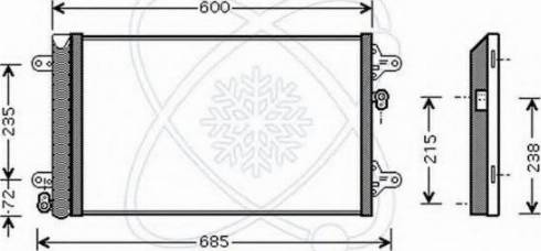 EACLIMA 30A0026 - Kondenser, kondisioner furqanavto.az