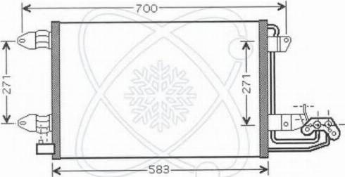 EACLIMA 30A0023 - Kondenser, kondisioner furqanavto.az