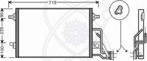 EACLIMA 30B0040 - Kondenser, kondisioner furqanavto.az