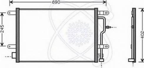 EACLIMA 30B0050 - Kondenser, kondisioner furqanavto.az