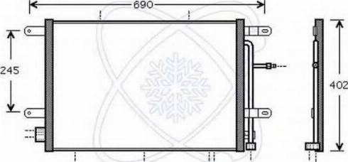 EACLIMA 30B0061 - Kondenser, kondisioner furqanavto.az