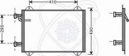 EACLIMA 30B0018 - Kondenser, kondisioner furqanavto.az