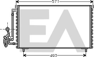 EACLIMA 30C55001 - Kondenser, kondisioner furqanavto.az