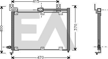 EACLIMA 30C69006 - Kondenser, kondisioner furqanavto.az