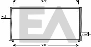 EACLIMA 30C68011 - Kondenser, kondisioner furqanavto.az