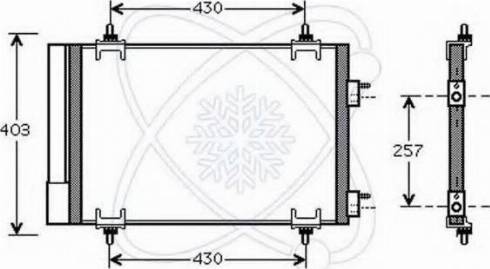 EACLIMA 30C0056 - Kondenser, kondisioner furqanavto.az