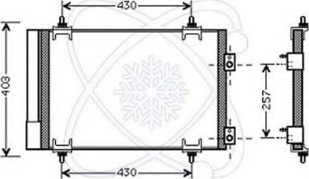 EACLIMA 30C0057 - Kondenser, kondisioner furqanavto.az