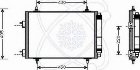 EACLIMA 30C0006 - Kondenser, kondisioner furqanavto.az