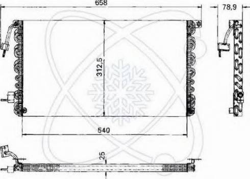 EACLIMA 30C0014 - Kondenser, kondisioner furqanavto.az